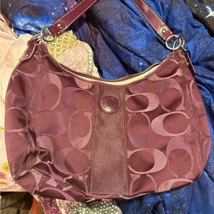 Coach Plum Shoulder Bag